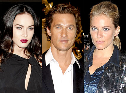 Megan Fox, Matthew McConaughey, Sienna Miller Megan Fox, Matthew McConaughey, Sienna Miller